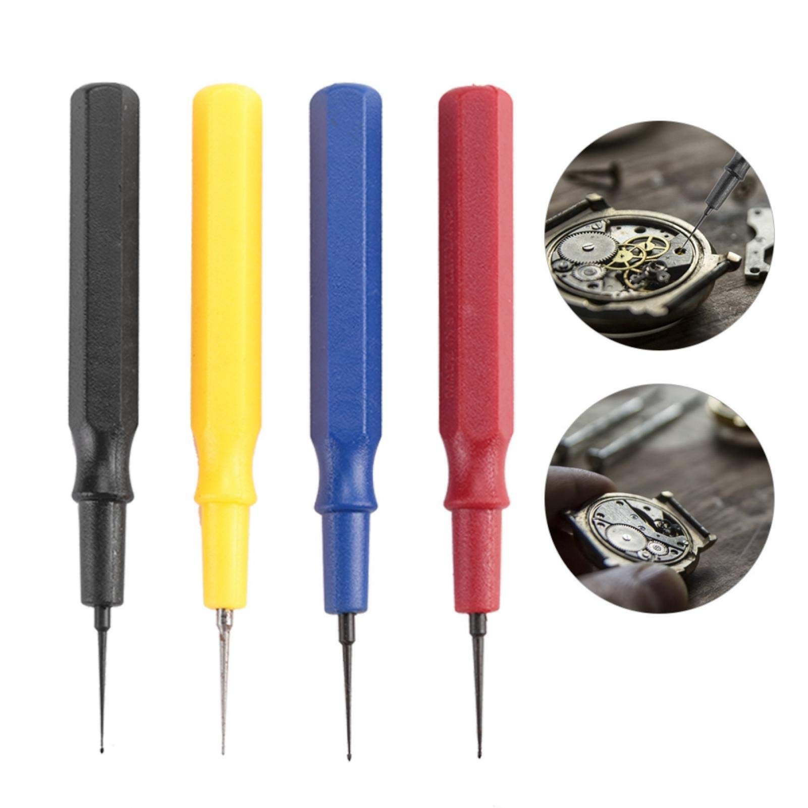 Watch Oil Tool, Oilers Plastic Watch Repair Kit Watch Oil Pen Watchmaker Repair Tool Professional Watch Oiler Set 1 Oil Cup 4 Oil Pen Assortment Kit Watch Oil and Watch Oil Box Watch Kit
