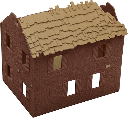Miniatura 7 de BMC WW2 Bombed French Farm House - Accesorio de plástico para hombres del ejército