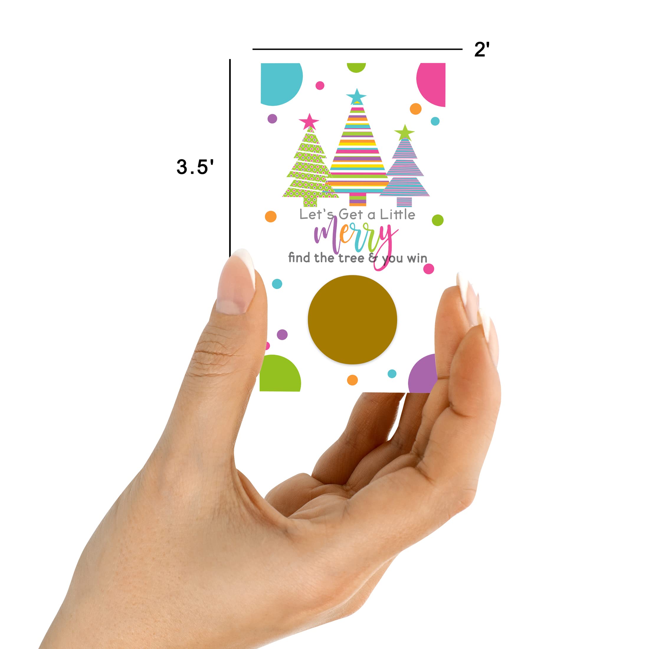 Jolly Gnome Christmas Scratch Off Cards (30 Pack) | Holiday Party Game For Adults & Groups - View #5