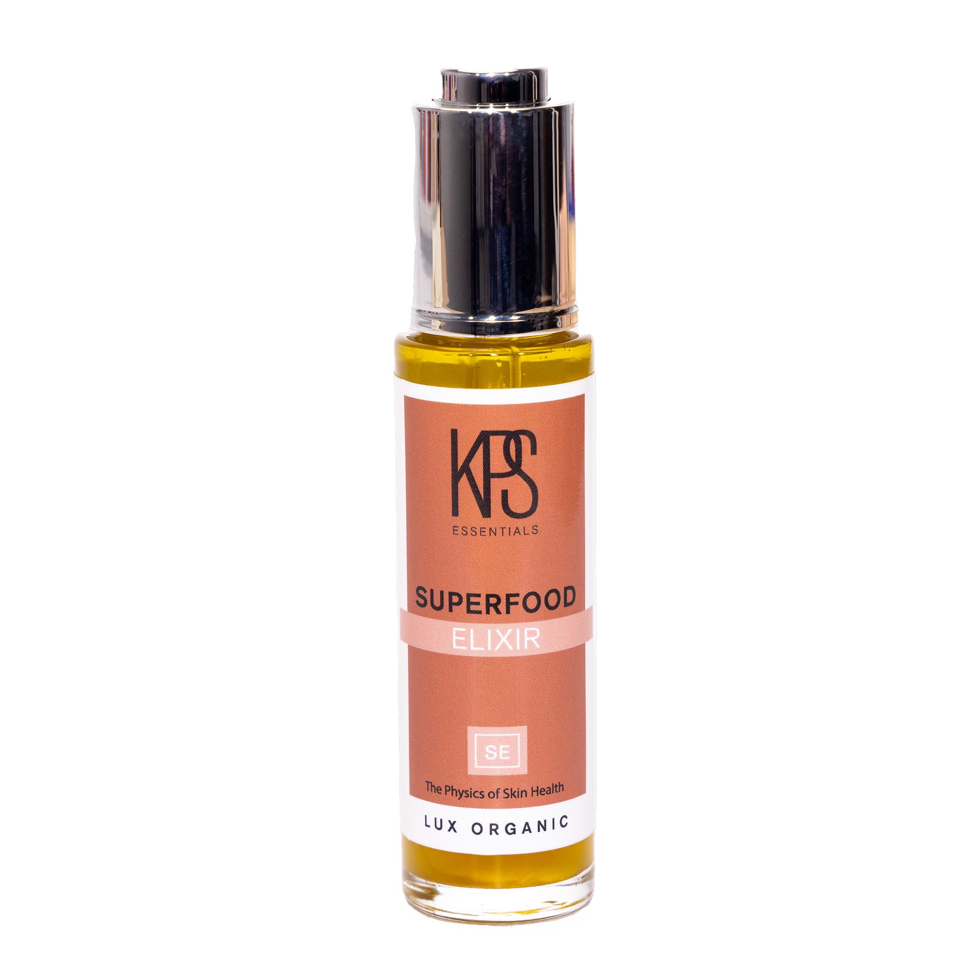 KPS Essentials Superfood Elixir - Nutrient-Rich Enhancing Oil, Intense Hydration, Age-Defying, Wrinkle-Smoothing, Natural Glow Amplifier, Infused with Vitamin C, E & Antioxidants - 1 oz