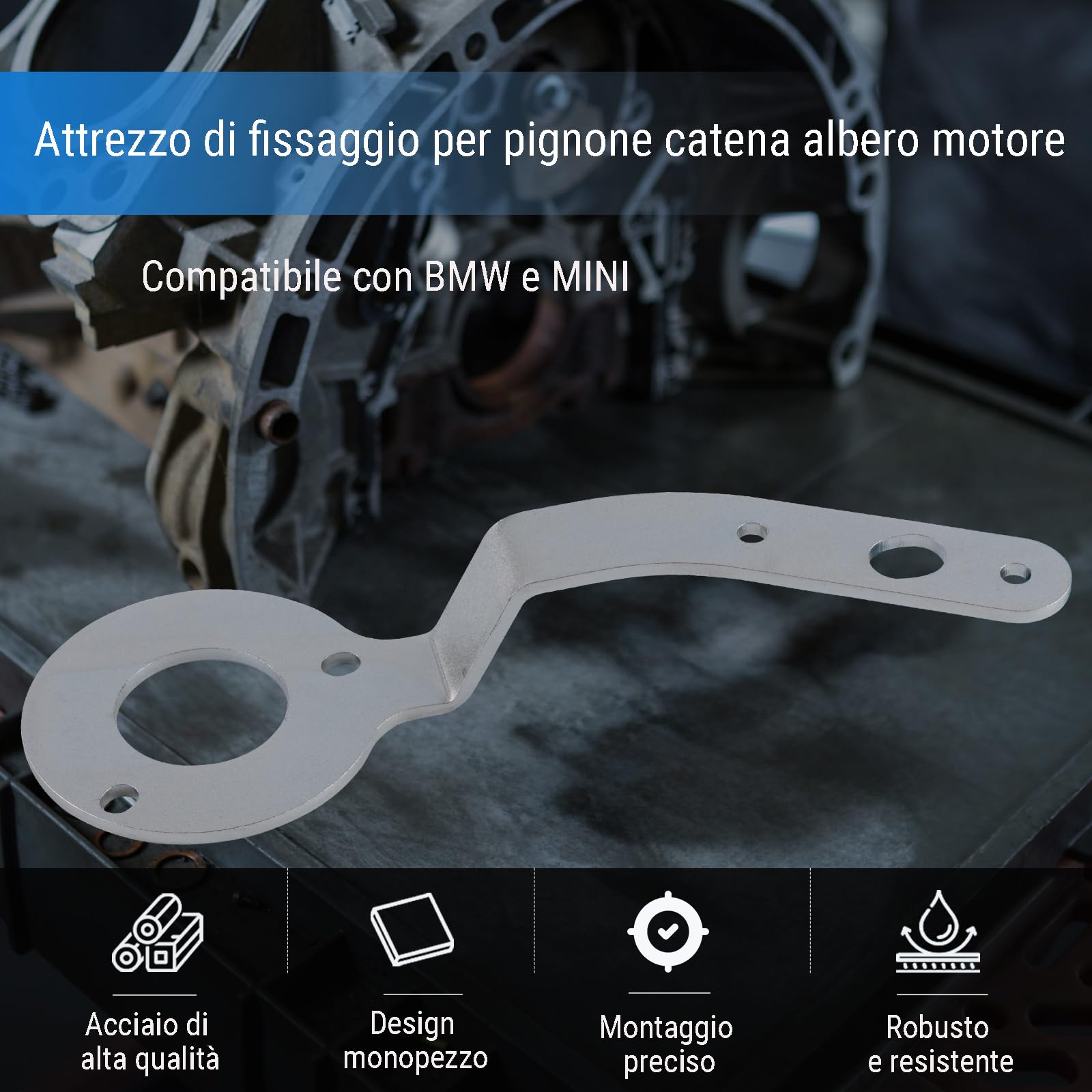 Kit Messa in Fase Motori,Strumento di Regolazione Bloccaggio Dell'Albero a Camme con Vite di Fissaggio, Compatibile con BMW & Mini B37 B38 B47 B48 B57 B58, OEM 2357904