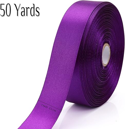 Miniatura 143 de Cinta de oro rosa de 1-1/2 pulgadas, para envolver regalos, 50 yardas, corona de fiesta de boda, costura, accesorios para el cabello, decoración