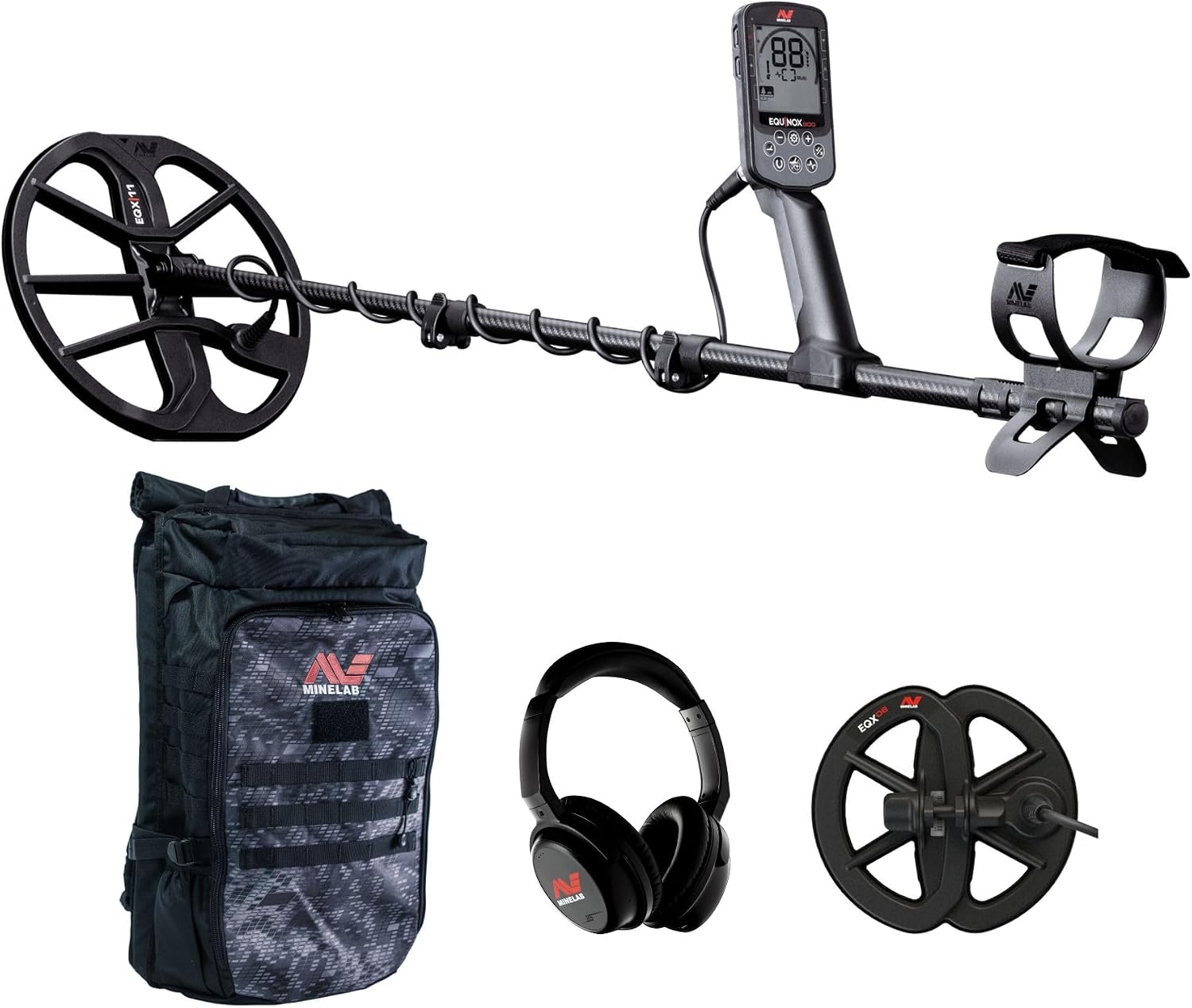 MINELAB Equinox 900 Bundle, Includes Metal Detector and Backpack