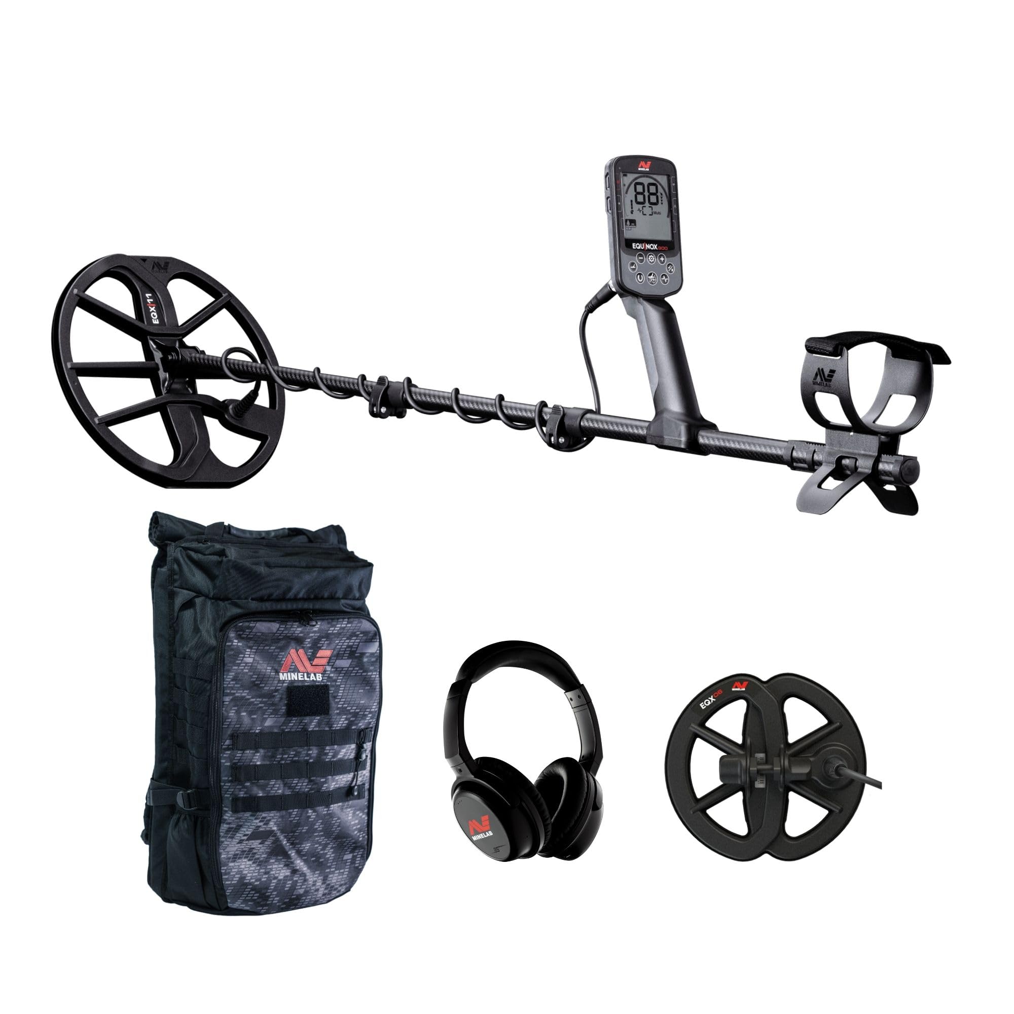 MINELAB Equinox 900 Bundle, Includes Metal Detector and Backpack
