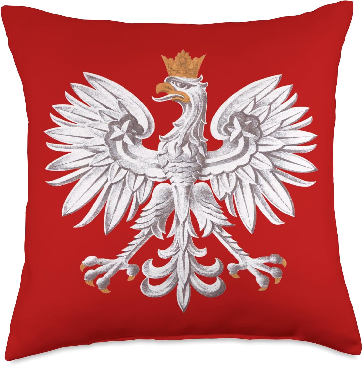 Poland National Eagle from the Coat of Arms Throw Pillow
