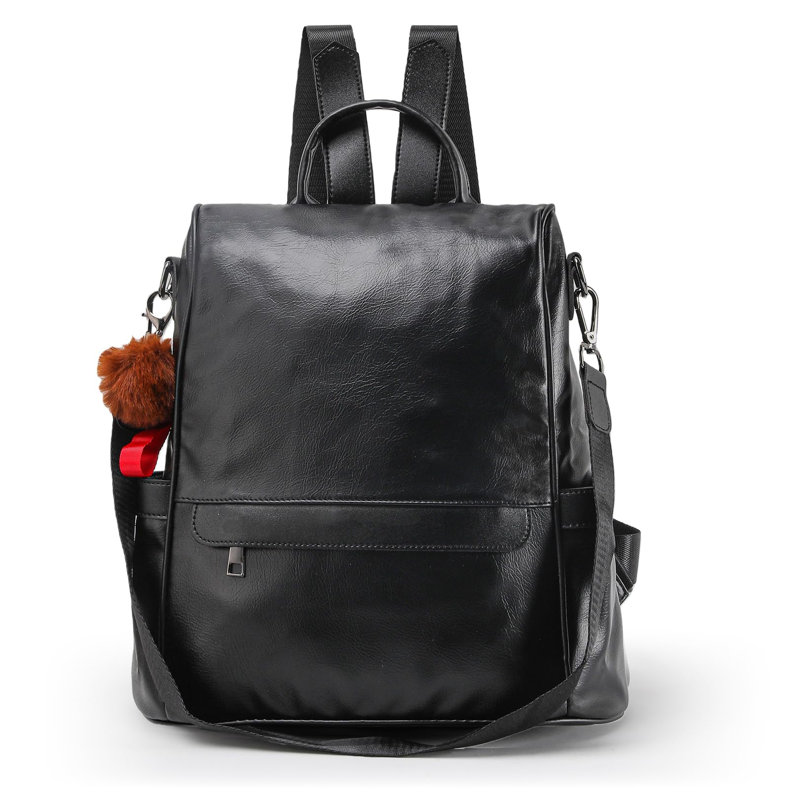 CHERUTY Women Backpack Purse PU Leather Anti-theft Casual Shoulder Bag Fashion Ladies Satchel Bags