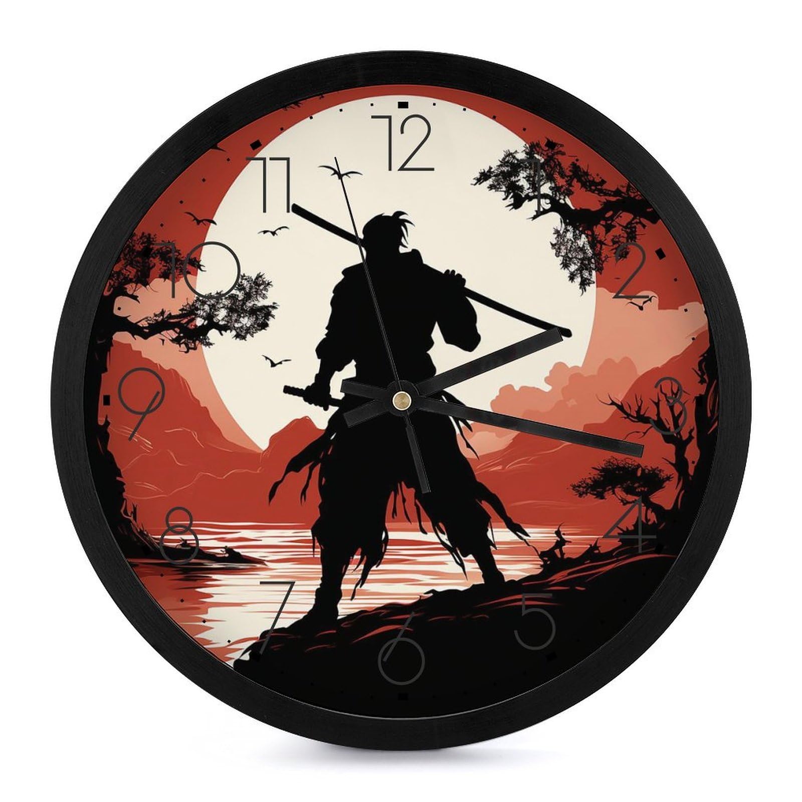 Horloge murale de 25,4 cm pour salle de classe et bureau