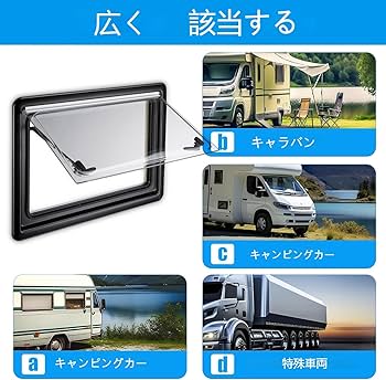 Amazon.co.jp: キャンピングカー 窓 外開き スライド式 RV
