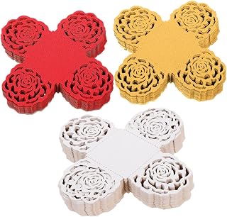 ULTECHNOVO 150 Unidades Unidades Decorativas para Chocolate Papel de Envoltorio con Diseño Calado para Repostería Bandejas de Papel para Envolver Chocolates y Adornar Mesa Fiestas Colores