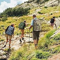 Vista 2 de Mochila táctica militar para hombres y mujeres, bolsa de 35 L, bolsa de insectos del ejército, camping, senderismo, senderismo, mochila de 3 días