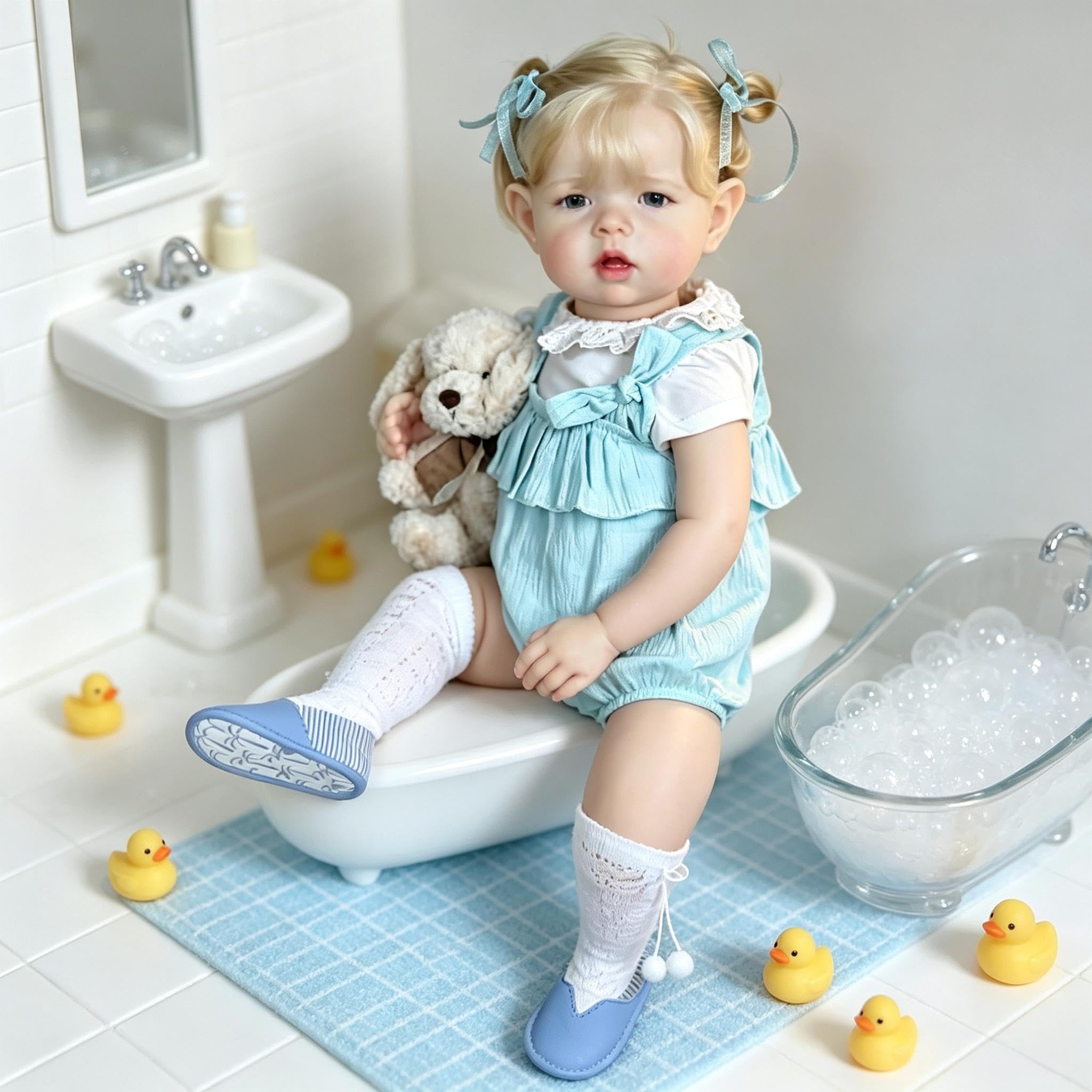 Realistyczne lalki Reborn 71 cm duży rozmiar Reborn Baby Dolls Girl Realistyczne maluch, lalka, miękka winylowa tkanina, ciało, które wygląda jak prawdziwe życie, lalka niemowlęca z