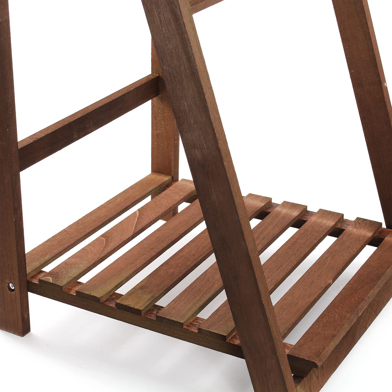 Lavagna a cavalletto per bar ristoranti negozi 42x112cm in legno con ripiano per fiori