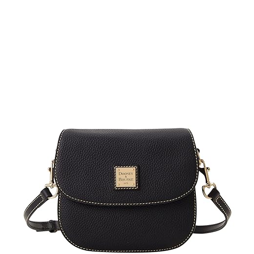 Dooney & Bourke Handbag, Pebble Grain Saddle Bag Crossbody - Jeans