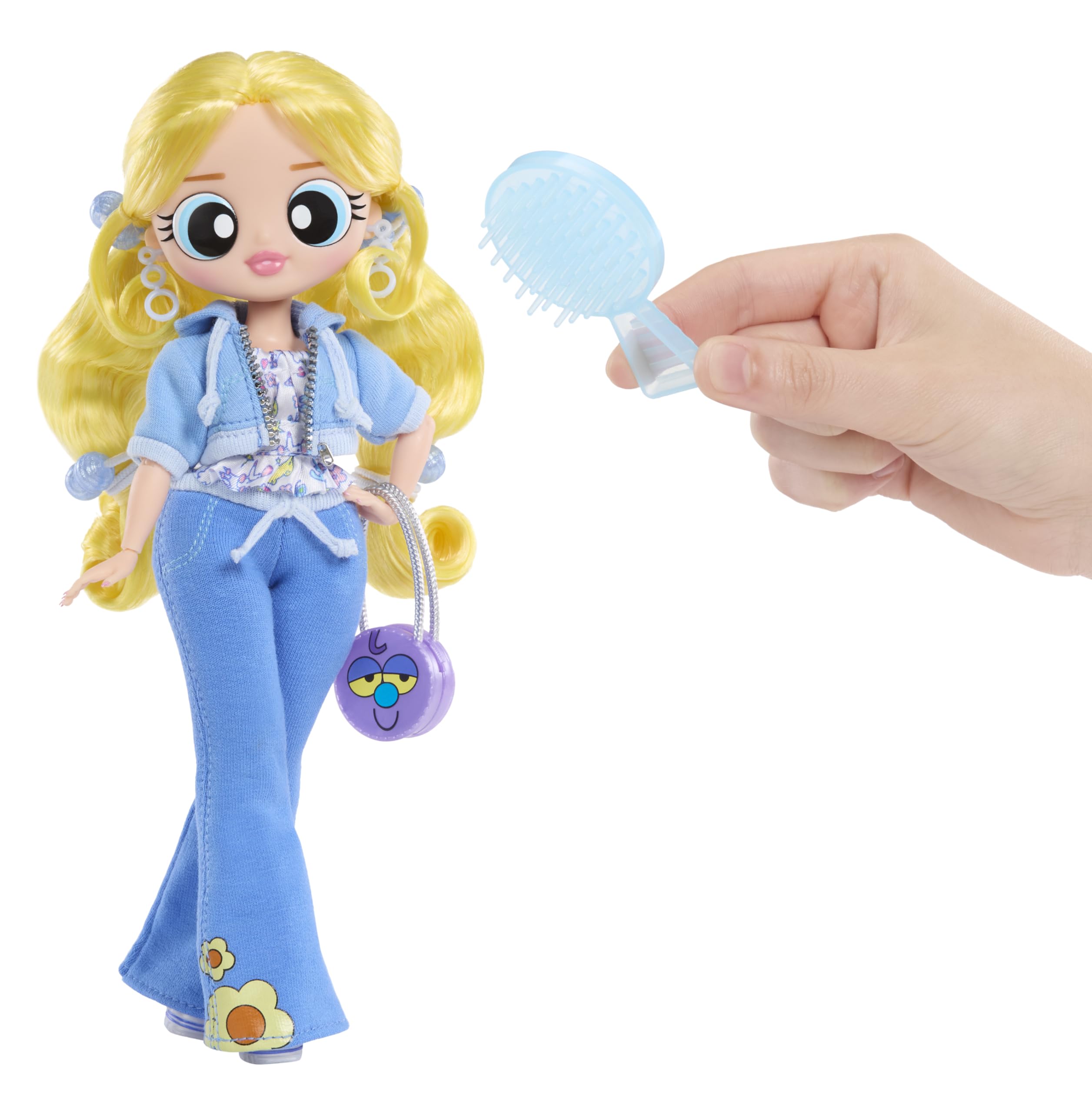L.O.L. Surprise! OMG The Powerpuff Girls Doll - Bubbles - Includes 1 Fashion Doll, Comes with Outfit & Accessories, Collect All 3 - Image 3