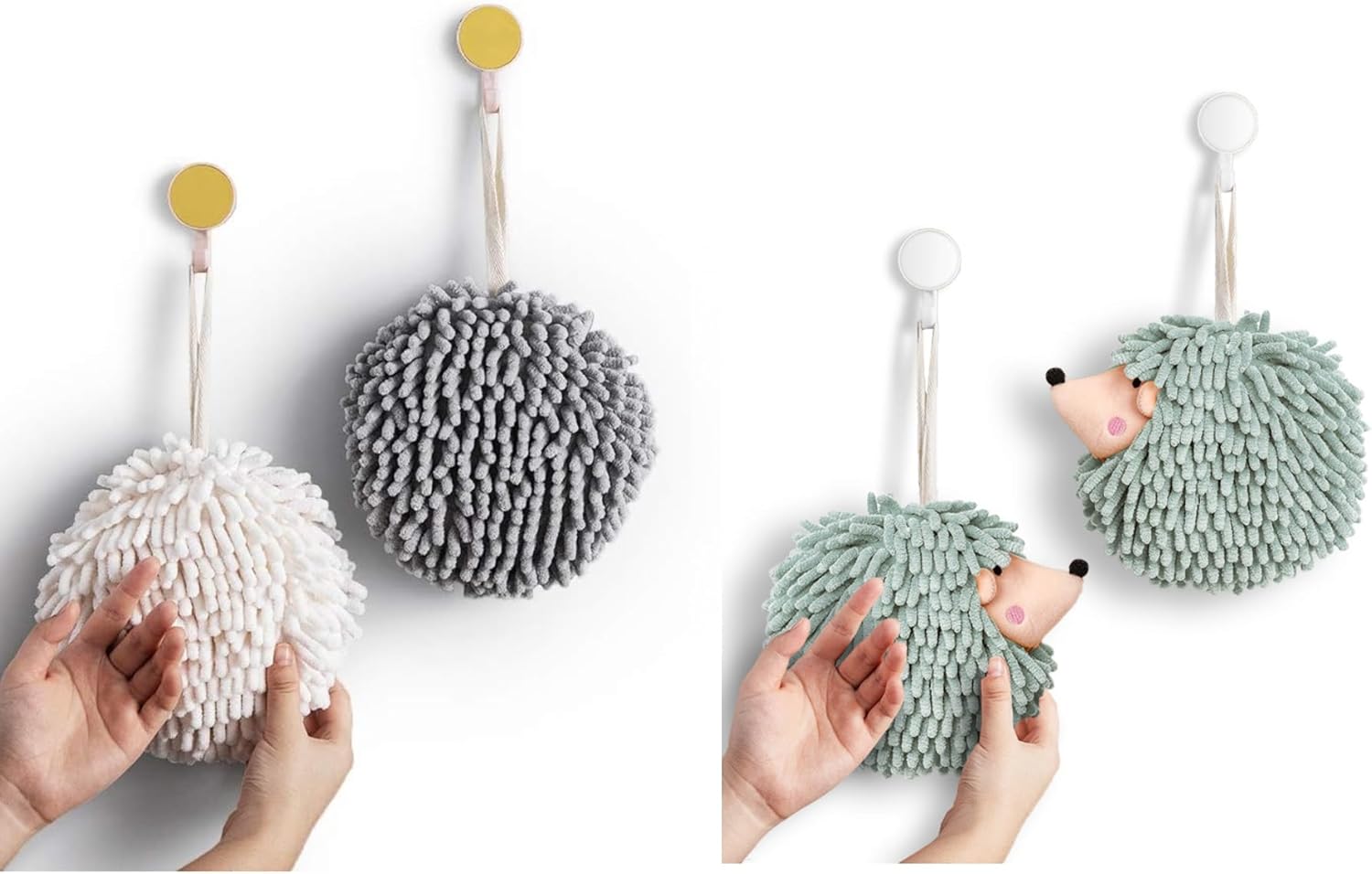 Sophie & Panda New Edition: Little Hedgehogs 4-Pack Hand Towel Bundle