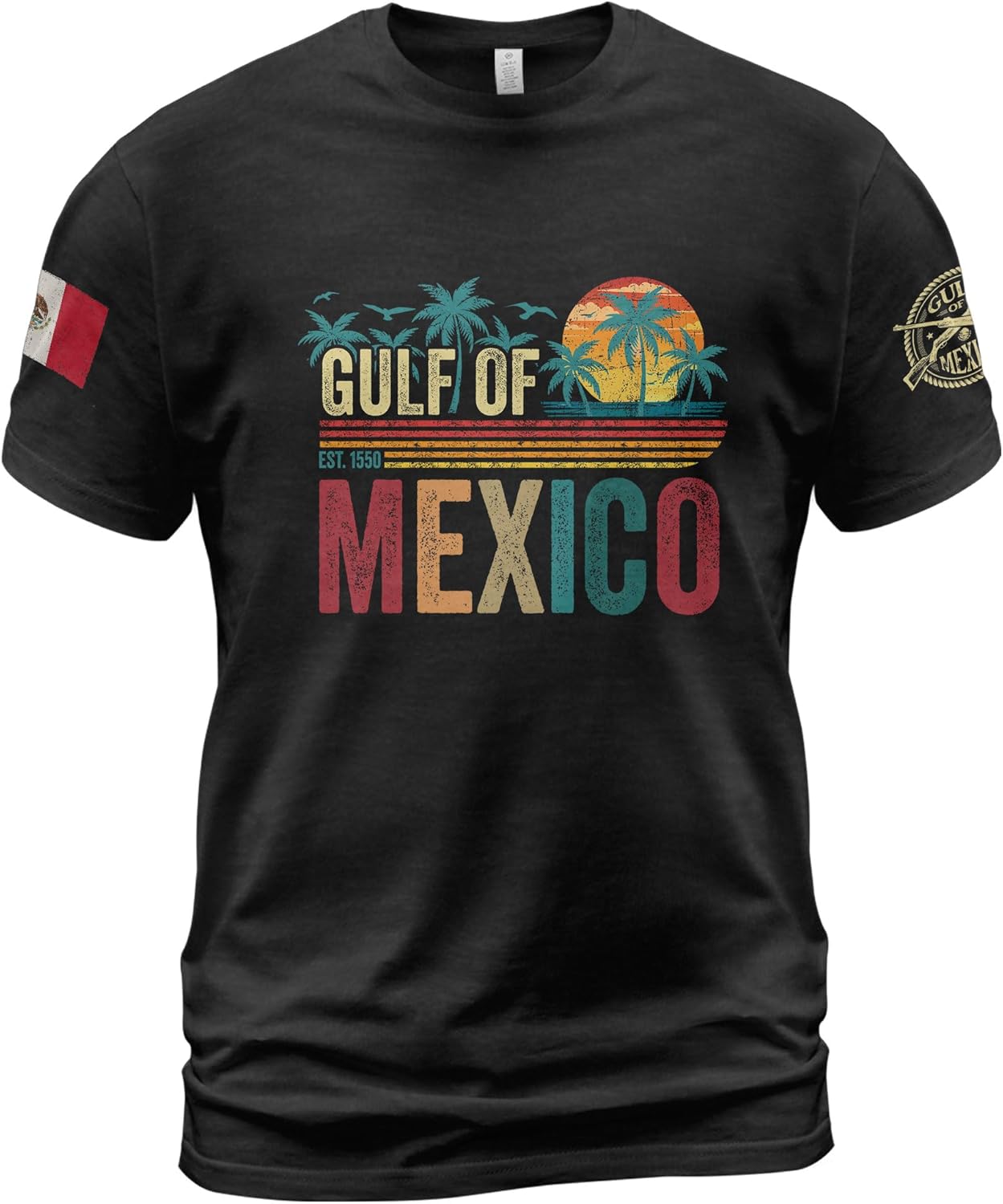 Mexico Shirts, Vintage Gulf of Mexico T Shirt, Patriotic Shirts, Political Tshirts