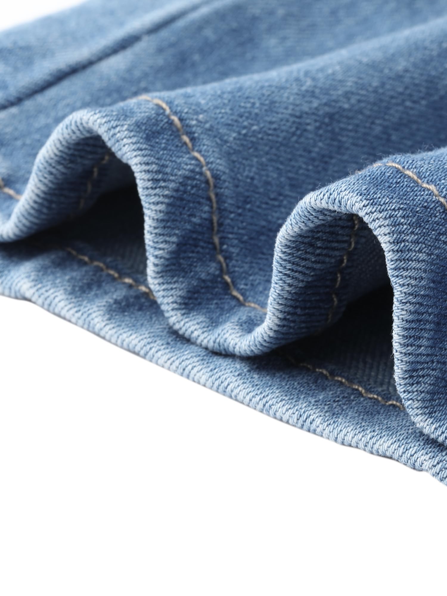 Allegra K Femme Jupe en Jean Stretch Classique Coupe Crayon | Taille Haute Fente Dos Poches Longueur Genou Coupe H Ligne Jupe Midi Denim Décontractée Ouest