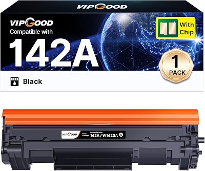 VIPGOOD 142A W1420A (Con Chip) Toner Laserjet Pro M110w 142A 142X (1 Nero)