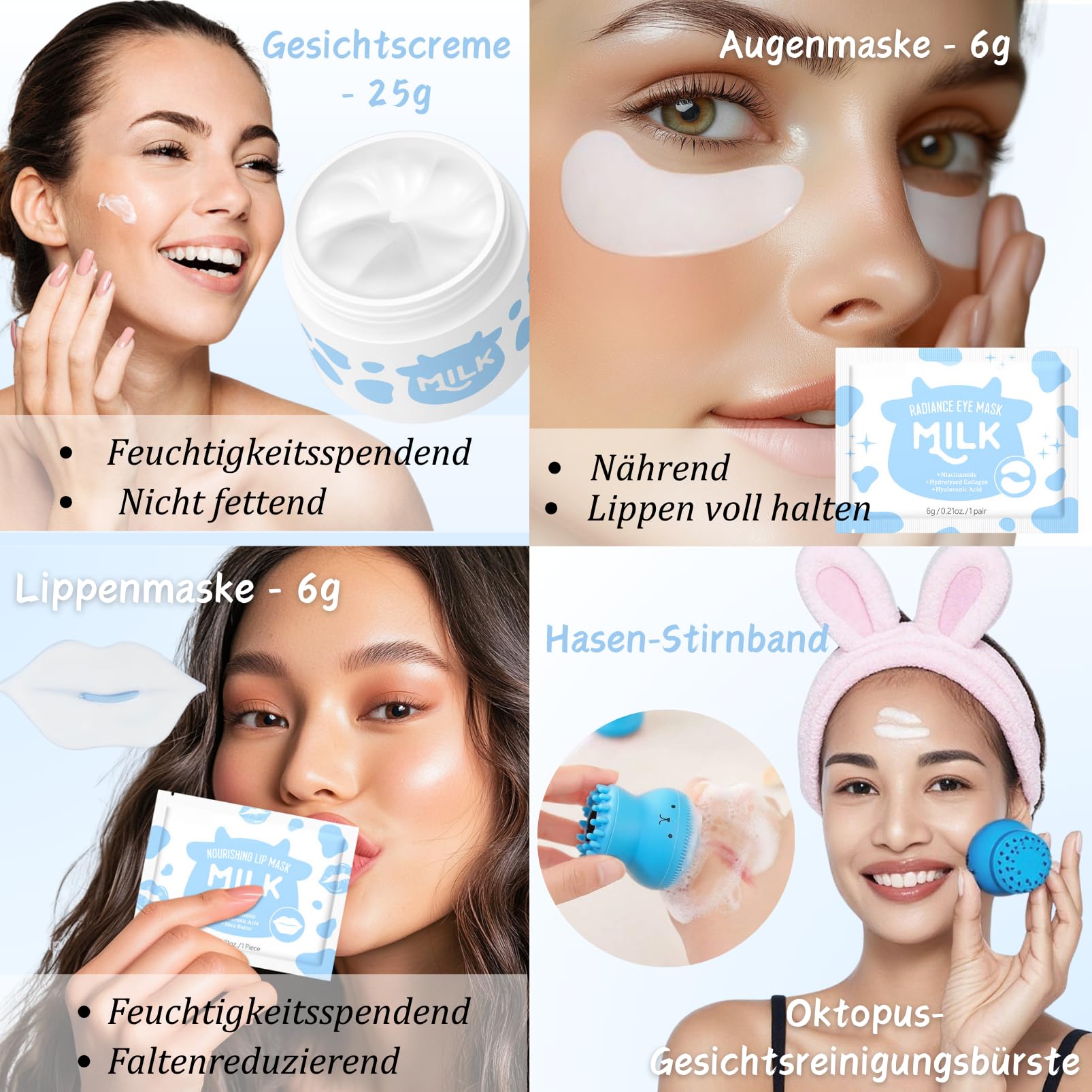 Milk Skincare Set Teenager Girls Gifts - Skin Care Gift Set Women