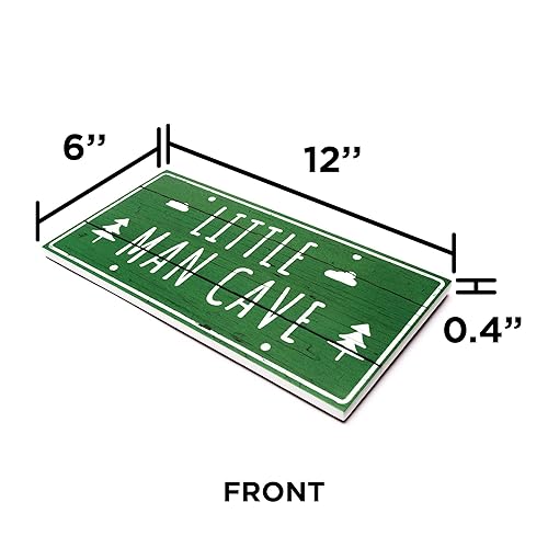 Miniatura 2 de Decoración para habitación de niños, 12 x 6 x 0.4 pulgadas, letrero de placa de madera de fibropanel de densidad media - Decoración de habitación de