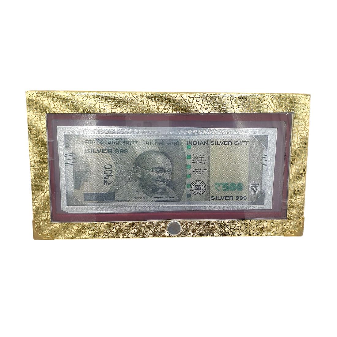 Sahiba Gems Exclusive 999 Pure Silver Note of Rs 500 Currency for Gifting Diwali, family wedding special gifts and friends ~ Pack in a Golden Sheet Box (B0D2W13MDX) Amazon Price History, Amazon Price Tracker
