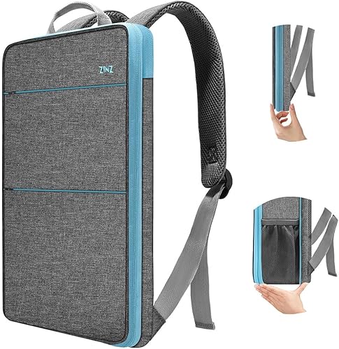 Miniatura 6 de Mochila delgada y expandible para laptop de 15 15.6 y 16 pulgadas con puerto USB, funda resistente a derrames para la mayoría de computadoras