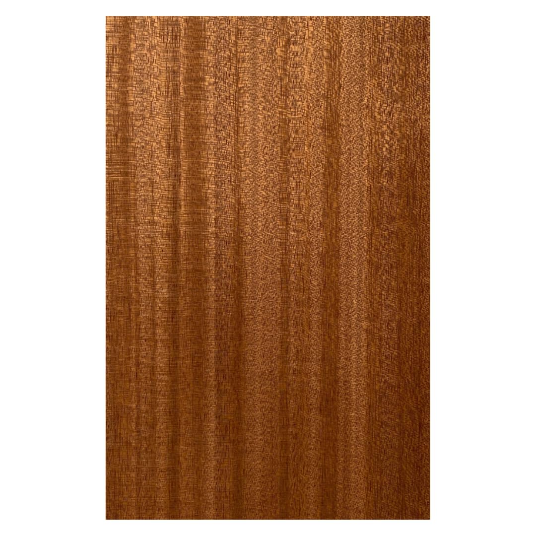 Lot de 10 feuilles de placage en bois naturel, pour la marqueterie d’acajou, de sapelli, 280 x 180 x 0,6 mm -