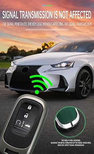 Miniatura 8 de ontto Funda inteligente para llave inteligente con control remoto para Honda Accord Civic HR-V CR-V Pilot Sport SI EX EX-L Touring 2022 2023,