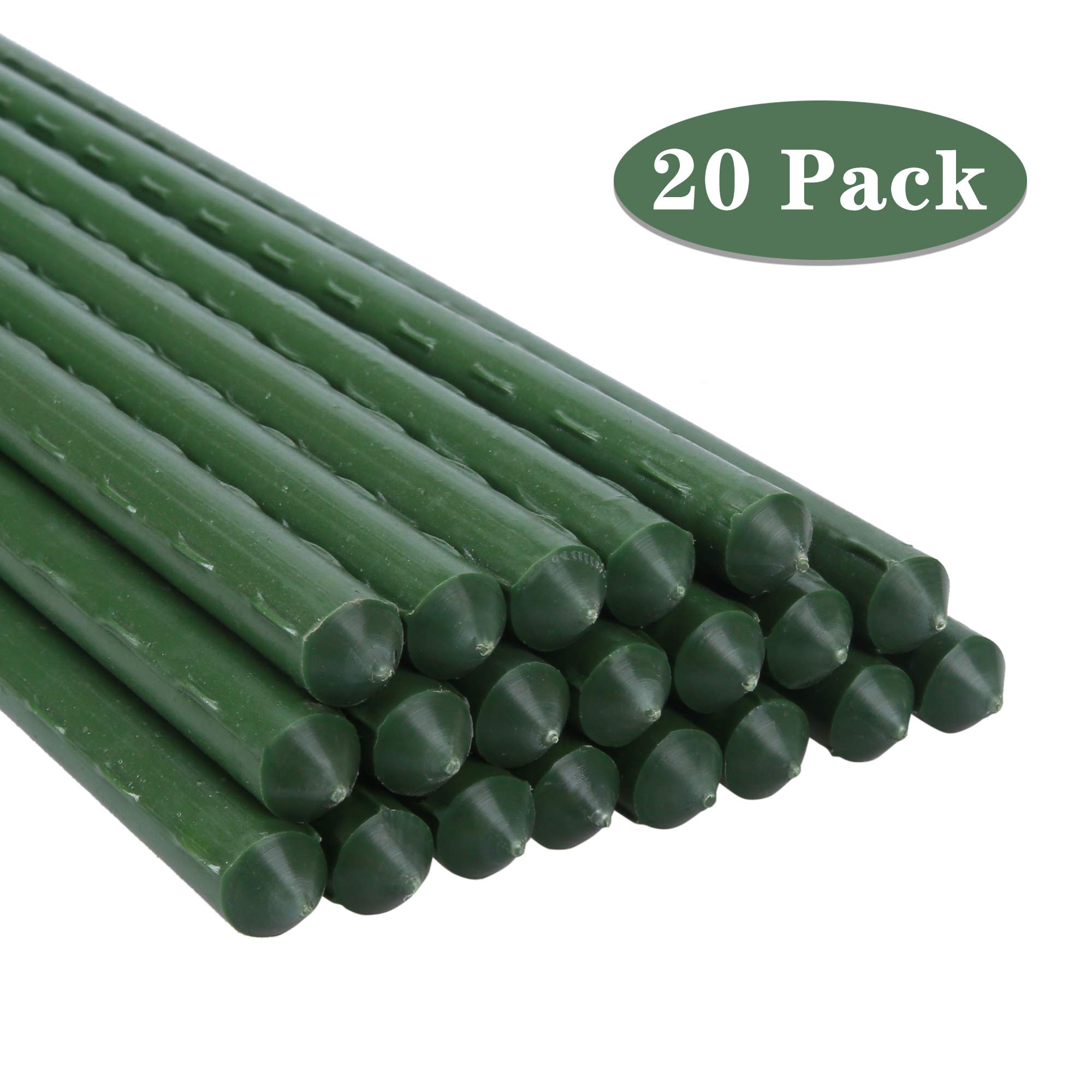 Buy PUTING 3FT Garden Stakes 36 inch Sturdy Steel Plant Stakes and