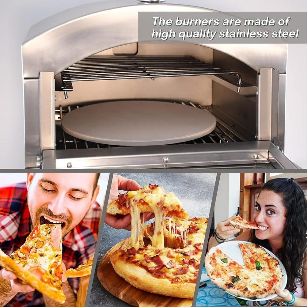 Forno per Pizza a Gas da banco in Acciaio Inossidabile