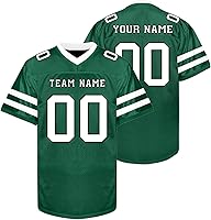 Personalized Custom Football Jersey - Team Name Number Logo Uniform Shirt for Men Women Youth Fans Gift