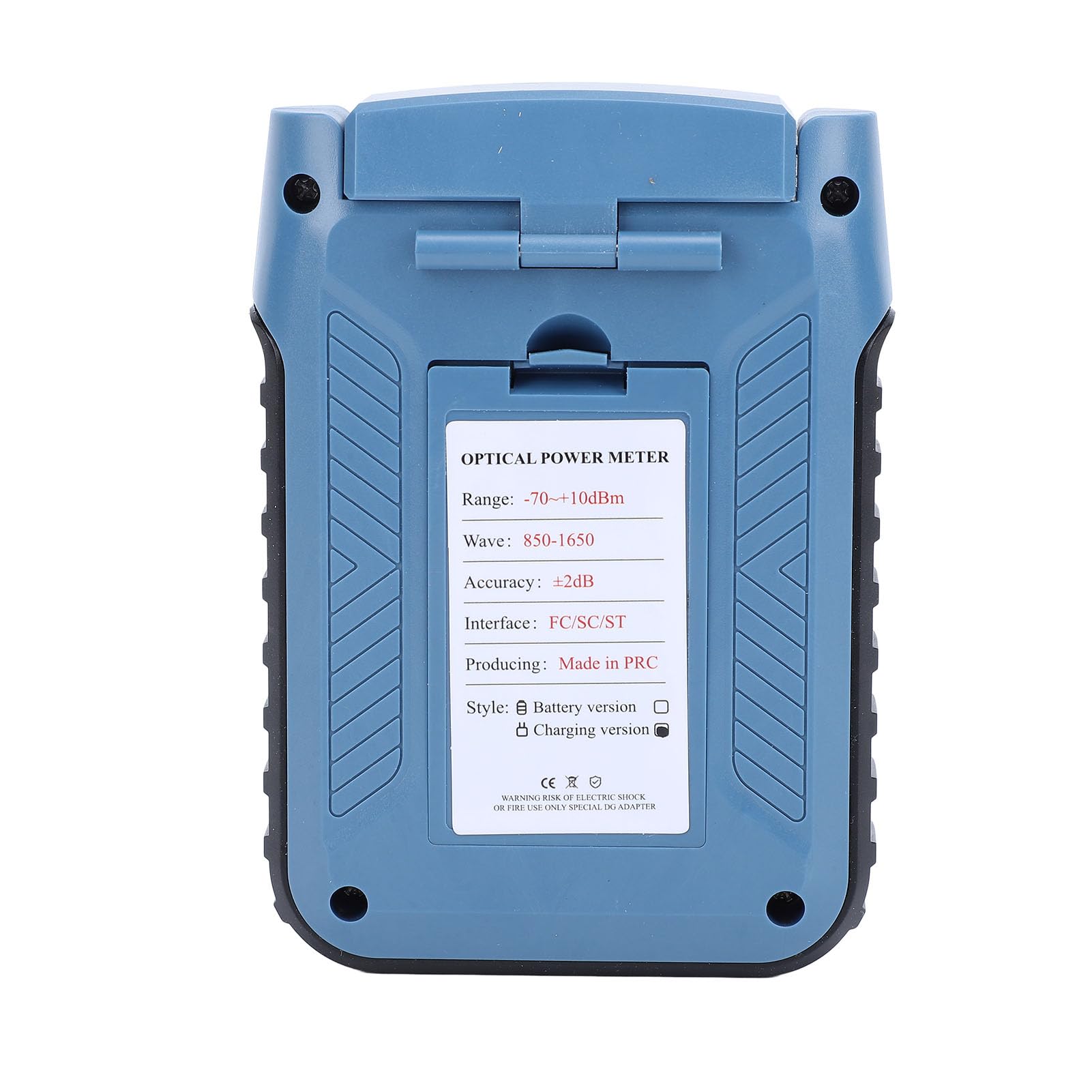 Probador de Fibra Óptica, -70 a +10 dBm Medidor de Potencia de Fibra Óptica Portáti con Universal FC/SC/ST