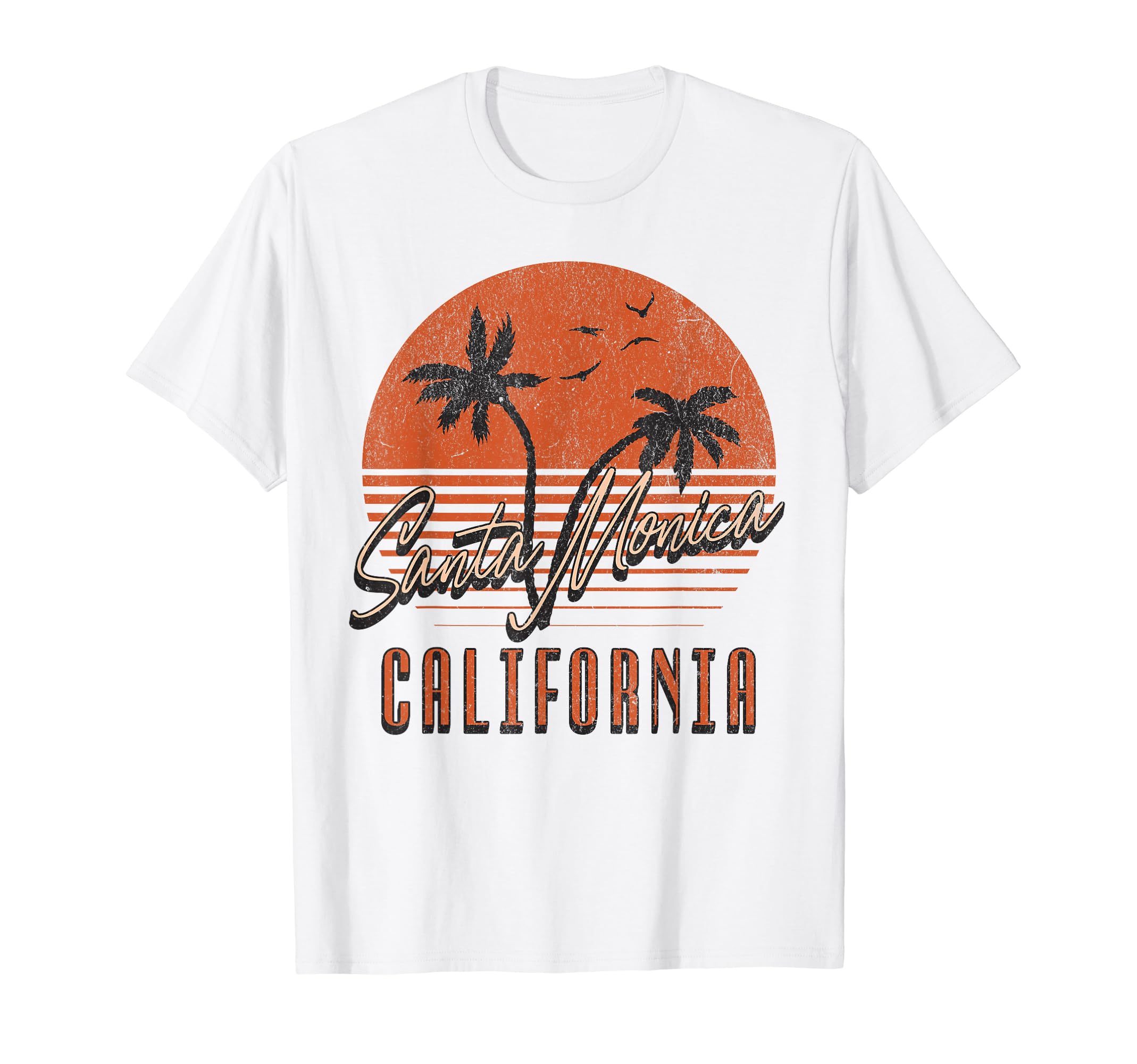 Amazon.com: Santa Monica T-Shirt : Clothing, Shoes & Jewelry
