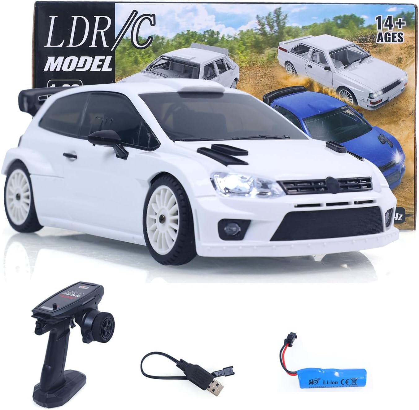 TOUCAN RC HOBBY LDRC 1:28 4WD Plastic RC Off-Road Vehicles 4x4 Drift Car Model LD2801 RTR