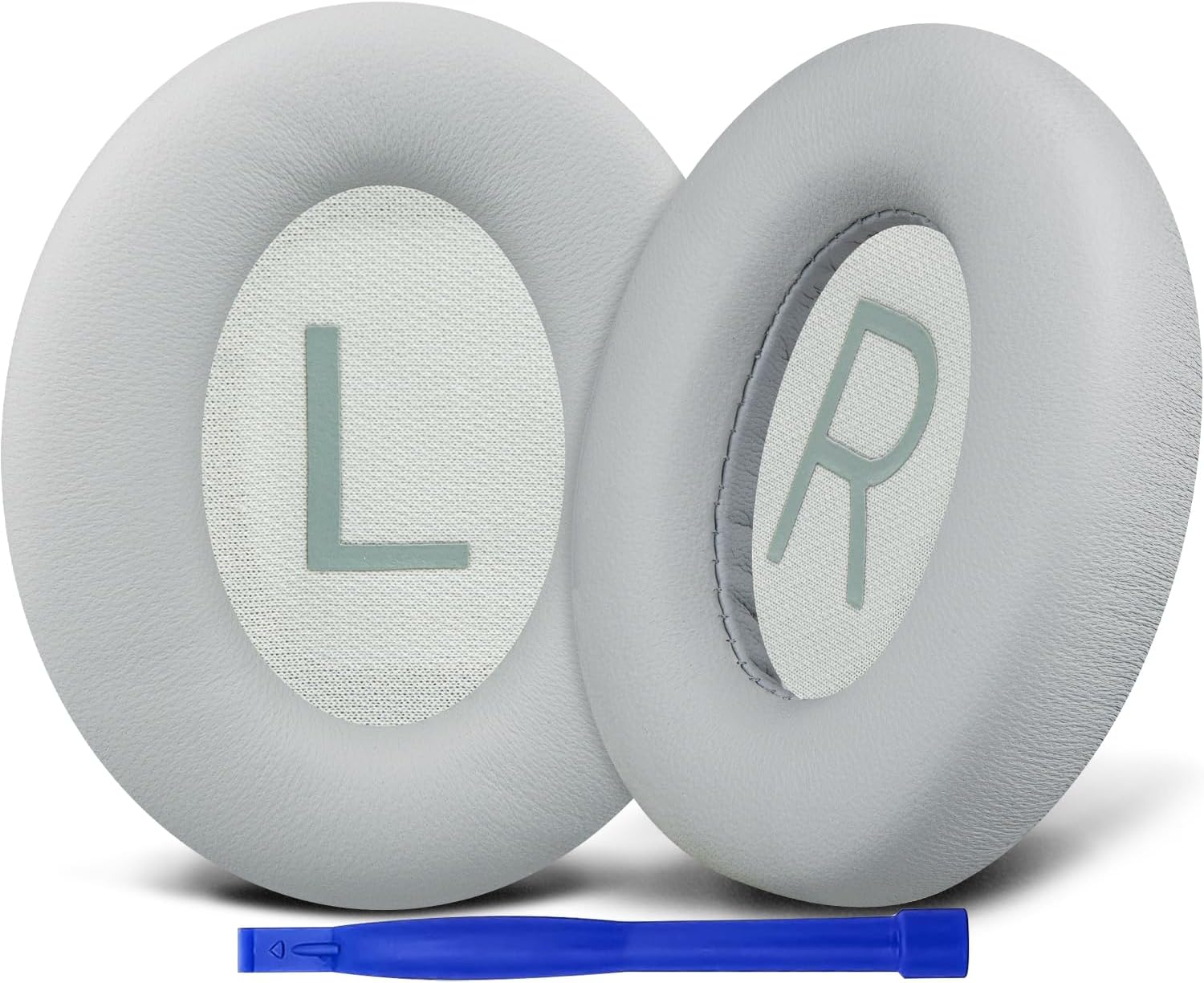 SOULWIT Lambskin Replacement Earpads for Bose 700 (NC700) Wireless Headphones, Ear Pads Cushions with Softer Leather, High-Density Noise Cancelling Foam, Added Thickness – Grey