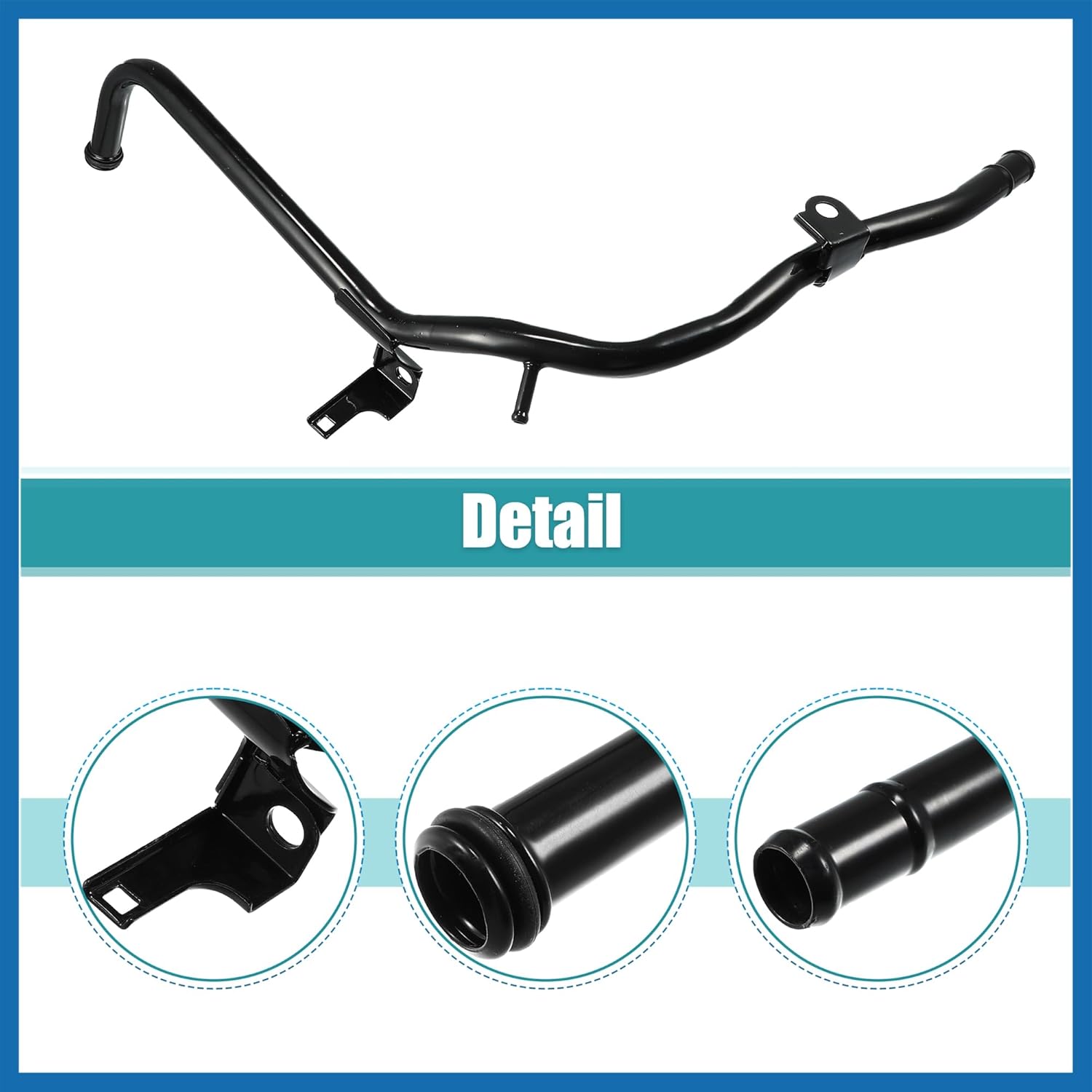 Car Engine Heater Inlet Pipe for Honda CR-V 2.4L L4 - Gas 2007-2009 Heater Coolant Hose Assembly Replaces 19510-RTB-000 19510RTB000 Item Replacement