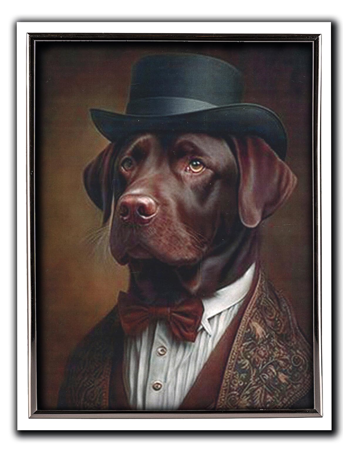 Poster Cane Bernese Su Water - Stampa Artistica 40x30 Cm, Serie Animali