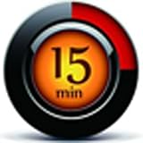 Easy to read large digits and a full screen mode. Notification of time elapsed or remaining in the notification bar so you can see with out opening the app.