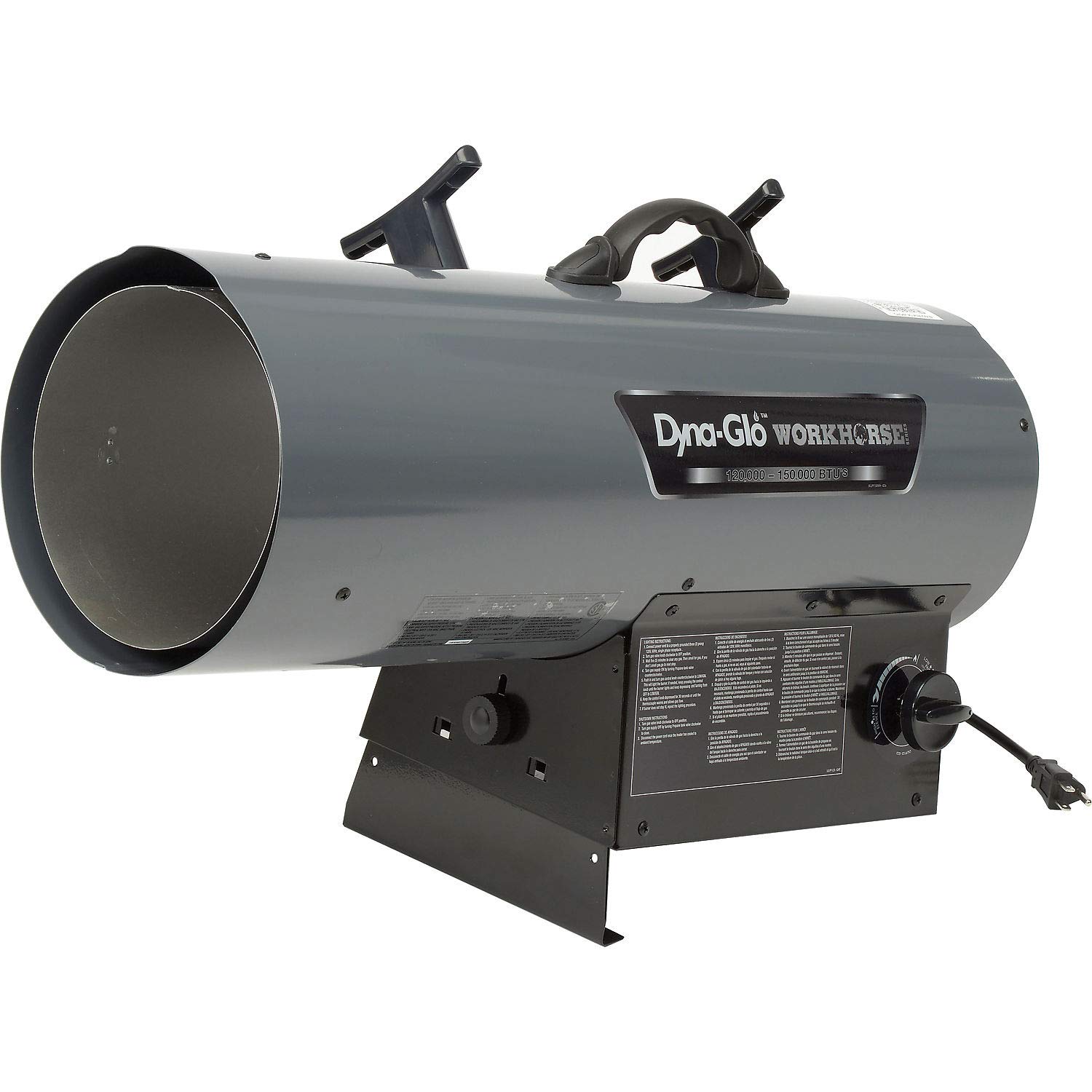 Amazon.com: Dyna-Glo Workhorse LPFA150WH 120K - 150K BTU LP Forced Air  Heater : Home u0026 Kitchen