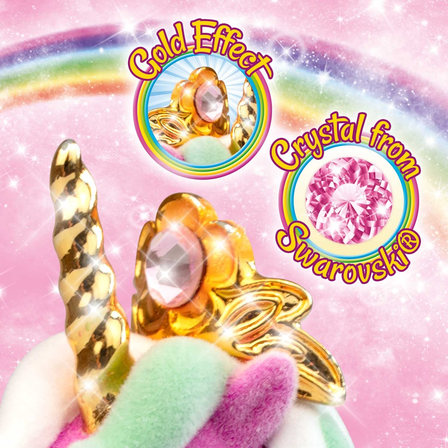 Galupy CRAZE Set di 3 Unicorno Bambina, Figure Unicorno da Collezione, 3 Unicorno Speciale, Giocattoli per Bambini 3 Anni