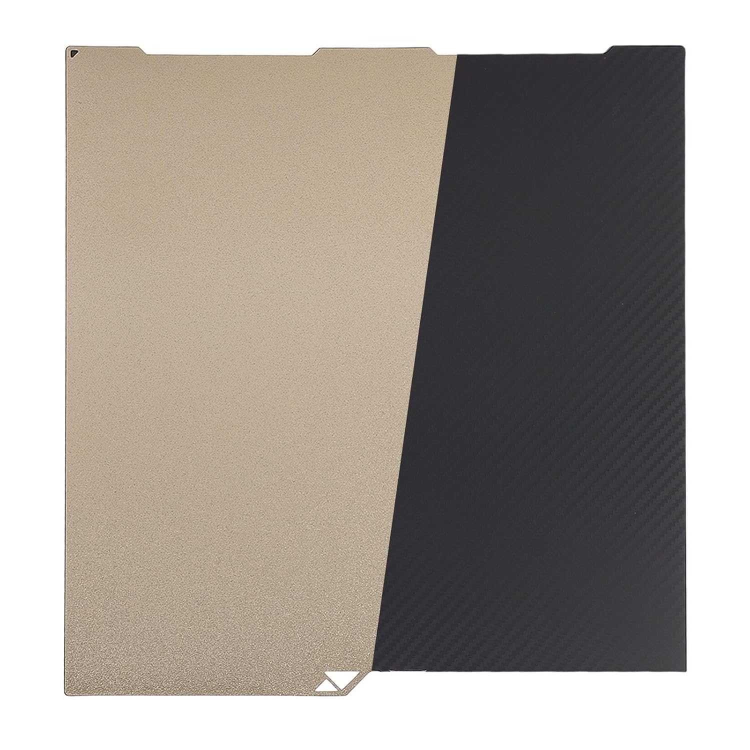 Build Plate for Anycubic Kobra 3, 256x268mm Double Side 3D Printing Platform Compatible with Anycubic Kobra 3 Combo (No Magnetic Sheet)