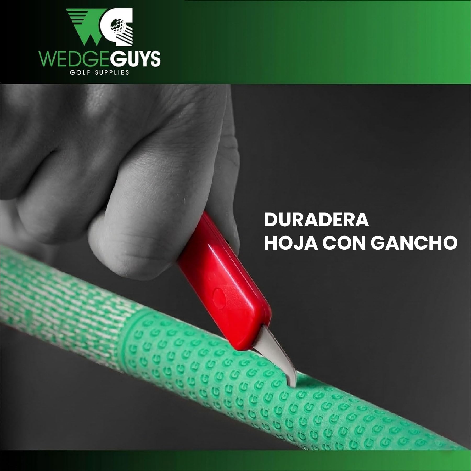 Wedge Guys DC Tour - Kit de empuñaduras de golf – 4 zonas de agarre para una comodidad y control supremos – Reemplazo de empuñaduras de palo de golf para todo tipo de clima para cuñas de regripping