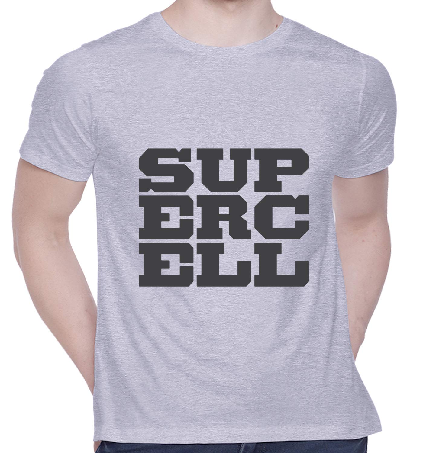 CreativiTGraphic Printed T-Shirt for Unisex Super Cell Tshirt | Casual Half Sleeve Round Neck T-Shirt | 100% Cotton | D00529-14