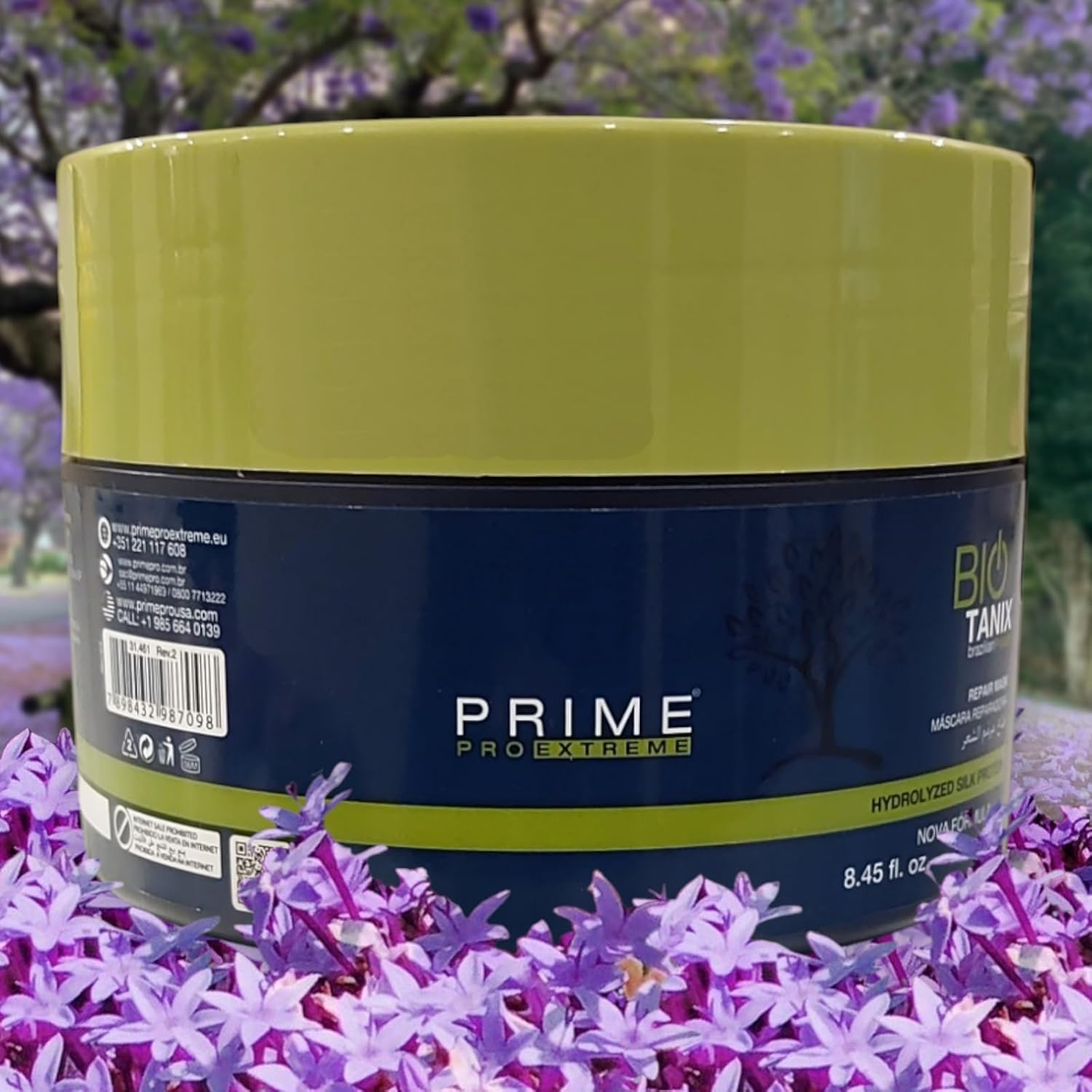 PRIME PRO EXTREME BIO TANIX Brazilian Protein Home Care Premium Shampoo For Chemically Treated Hair Lotus + Protein Hair Shampoo For Women/Men (Mask)
