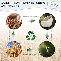 Vista 53 de Wrova Wheat Straw Bowl Sets of 8,Unbreakable Cereal Bowl 26 OZ,Microwave and Dishwasher Safe Bowls,Bowl Sets suitable for Cereal,Salad,Snack and