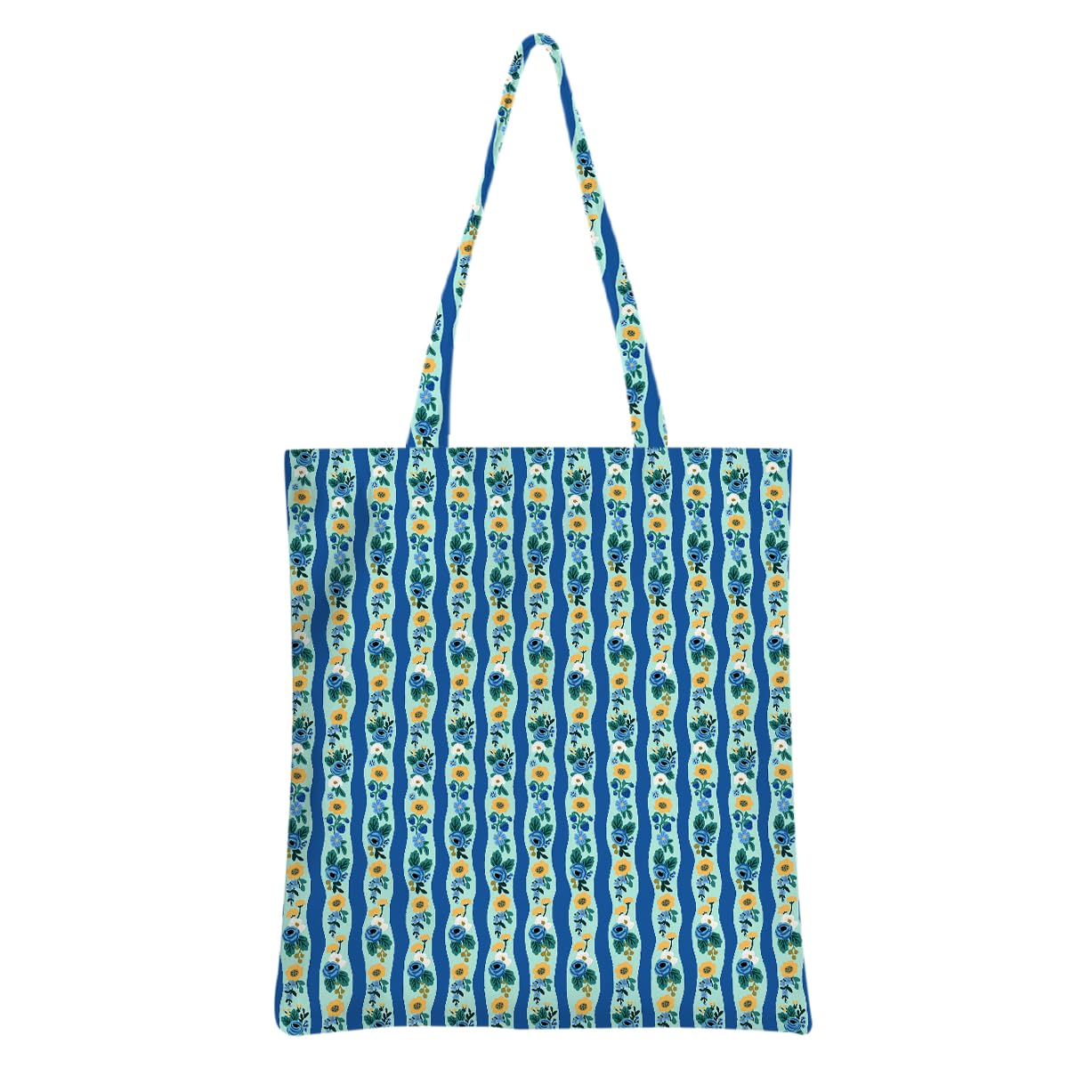 Wildflowers Climbing Roses Tote Bag Reusable Grocery Bags Botanical Beach Bag Weekender Bag Friendship Gifts