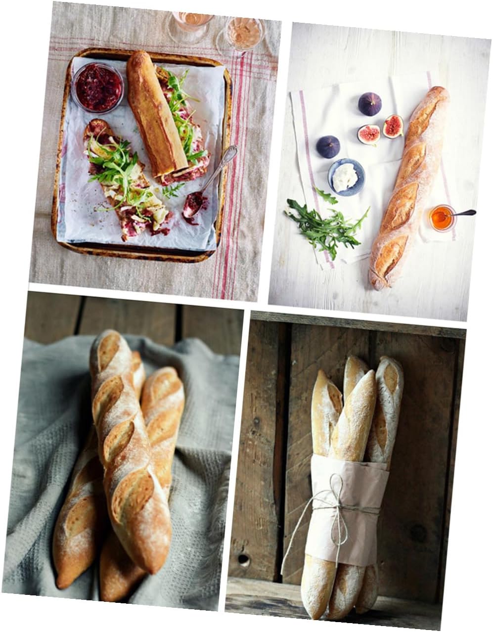 French Bread Loaf Pan Small Carbon Steel Golden Nonstick Baguette Baking Mold Tray for Home Kitchen Bread Bakeware