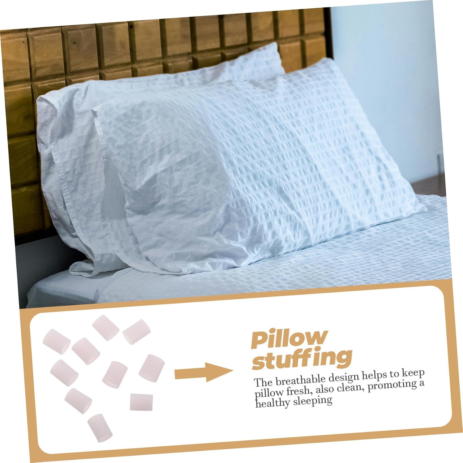 1bag Pillow Filling Tube Replacement Pillow Inserts Stuffing Neck Support Bed Filling