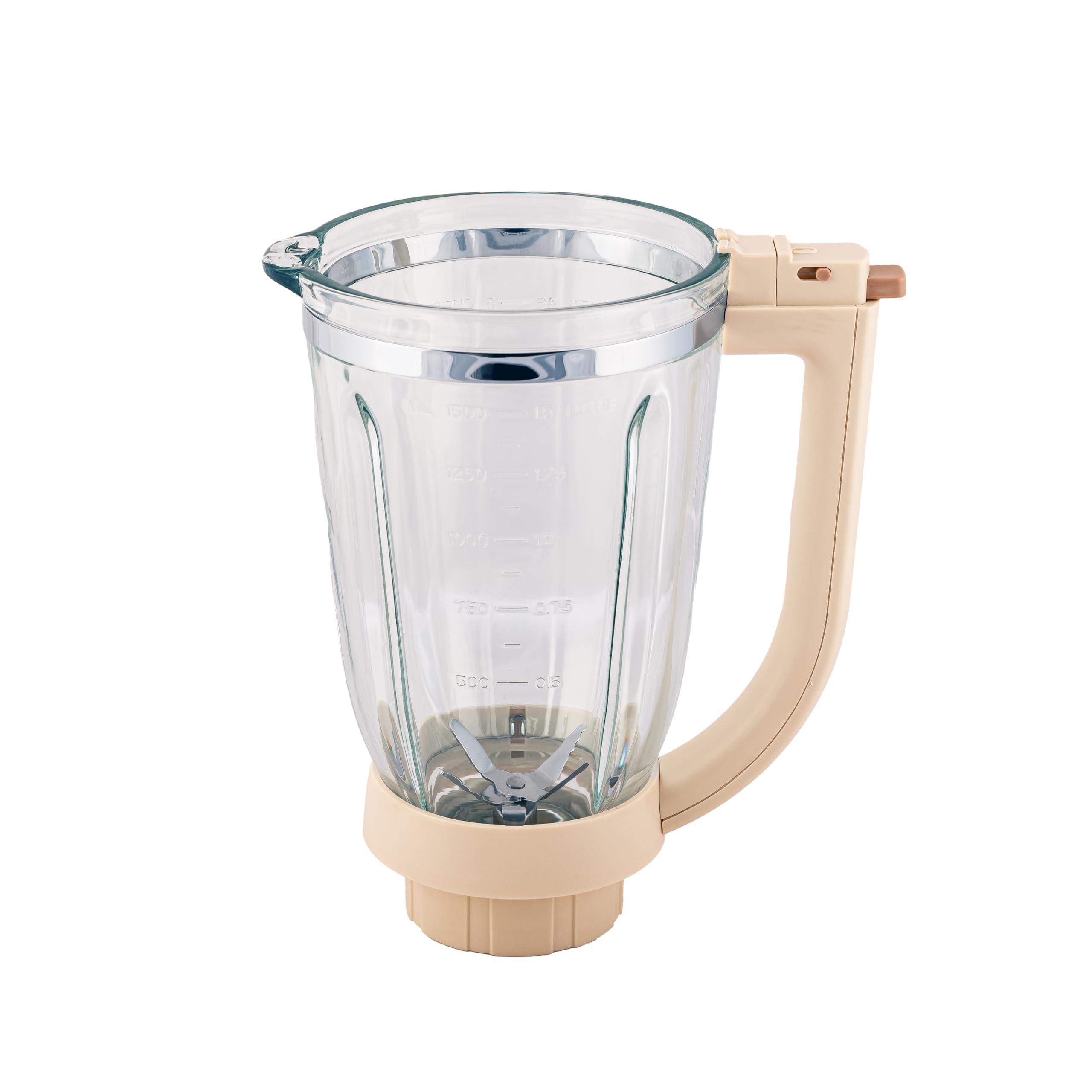 Tognana Iridea, Frullatore Elettrico, Vetro-Plastica-Acciaio Inox, Champagne