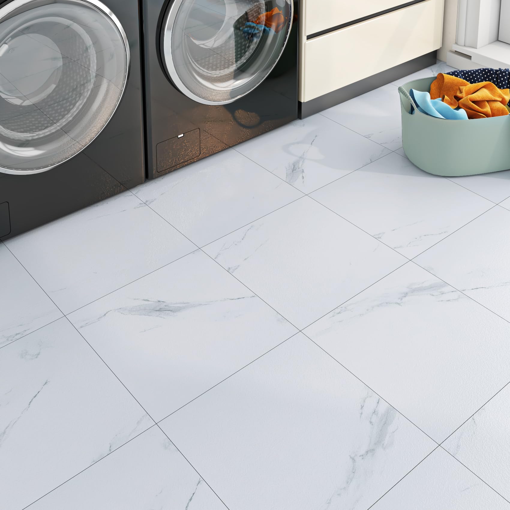 Livelynine Suelo Vinilico Autoadhesivo Cocina Efecto Marmol Blanco Suelo Vinilo Autoadhesivo Cocina Marmol Blanco Gris 30x30 32 Baldosas Adhesivas Suelos Claro Vinilo Adhesivo Suelos Habitacion Salon